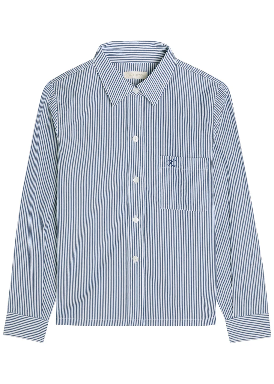 Suzie Kondi Vella Striped Cotton-poplin Shirt - 1