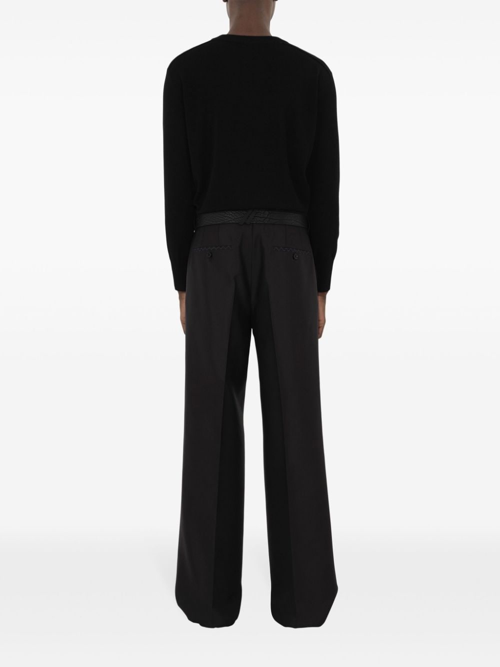 crew-neck wool jumper - 4