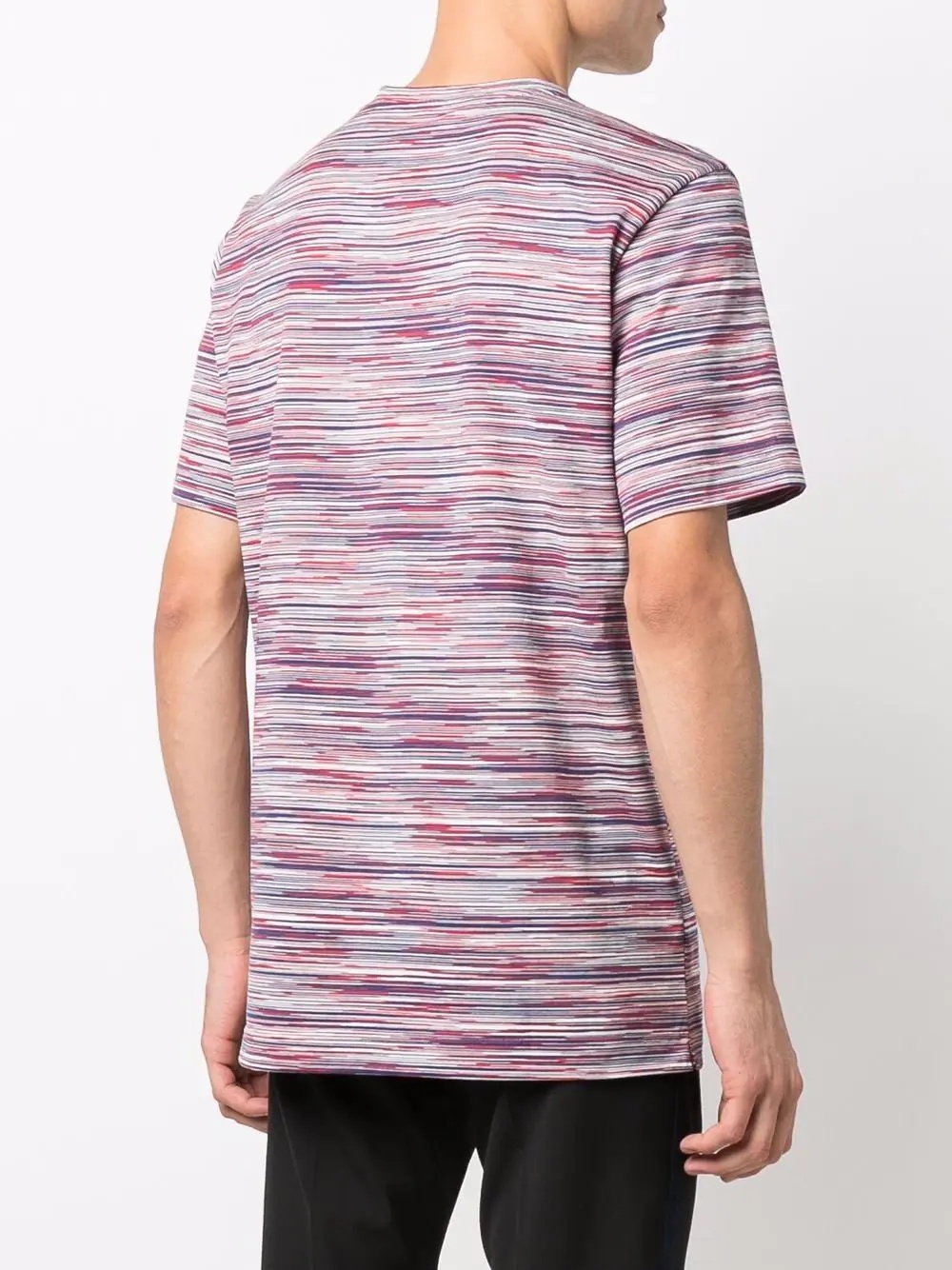 stripe-print cotton T-shirt - 4