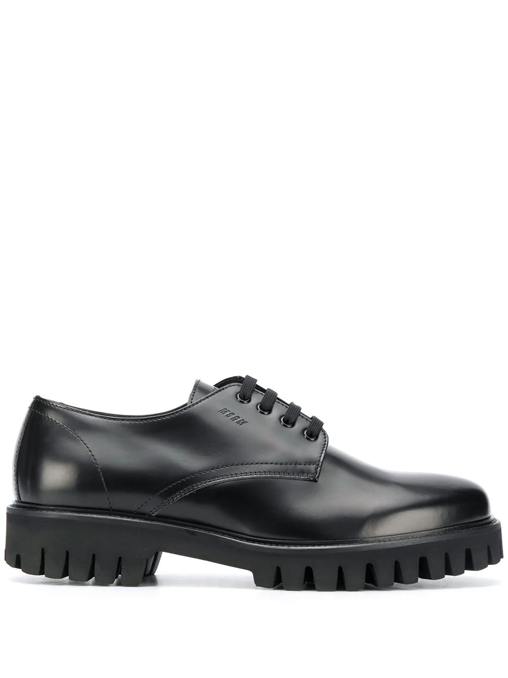 chunky sole Derby shoes - 1