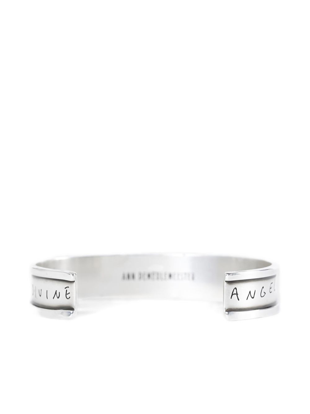 engraved silver bracelet - 2