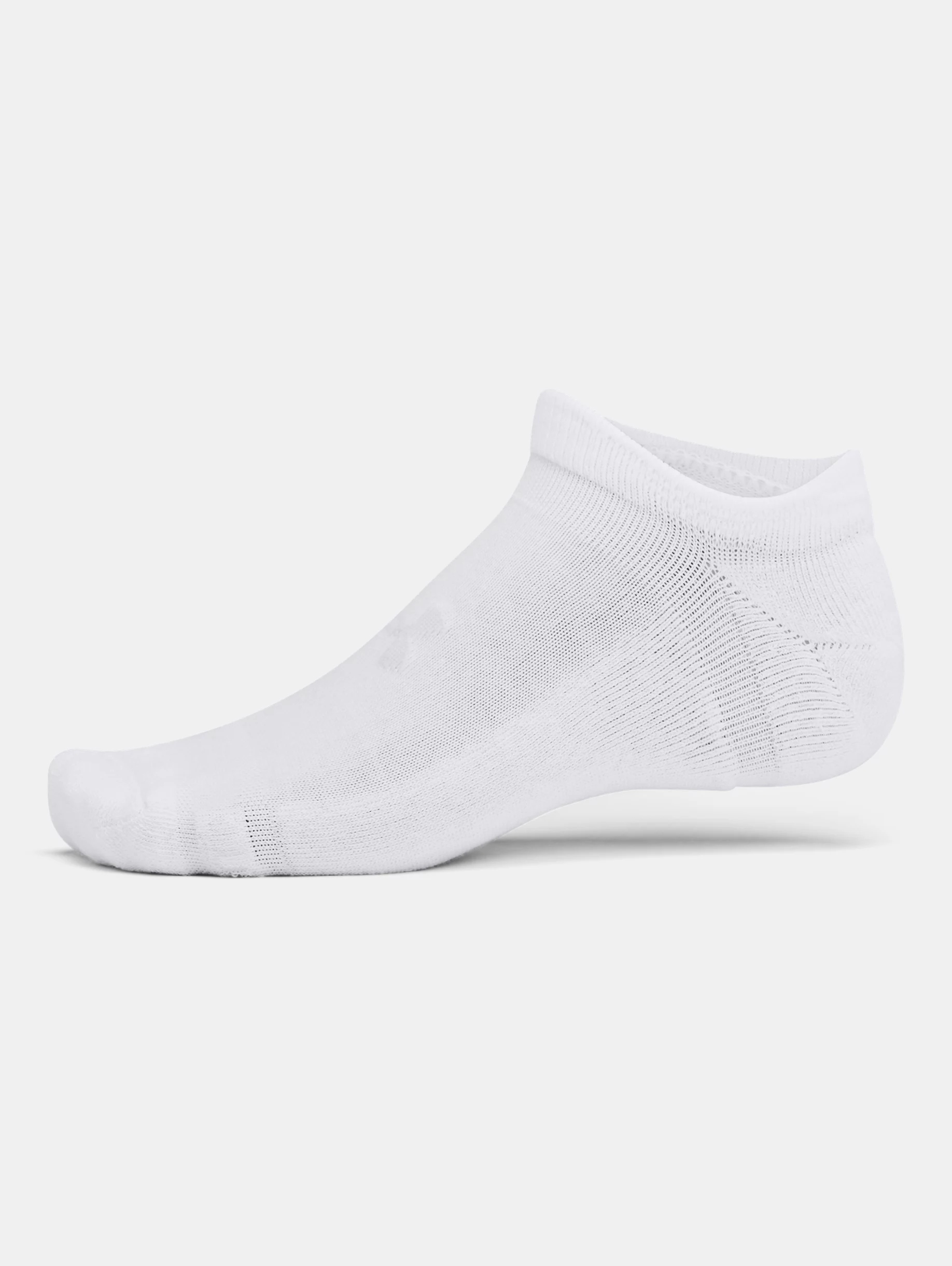 Unisex UA Essential Cushion 6-Pack No Show Socks - 4