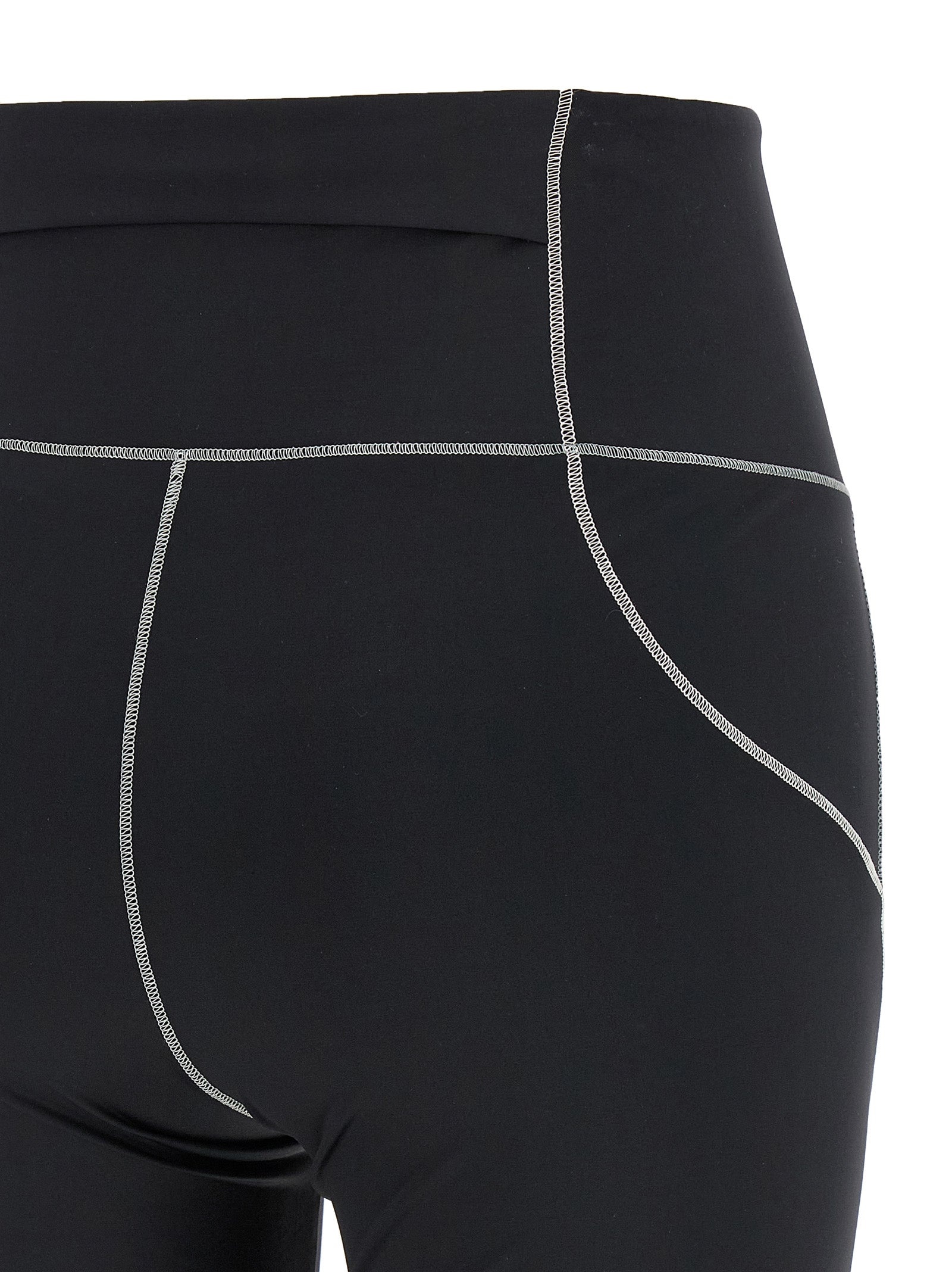 Logo Patch Leggings Black - 4