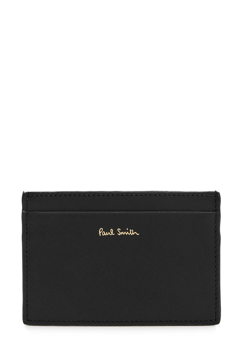 Paul Smith 서명 줄무늬 가죽 카드 홀더 1