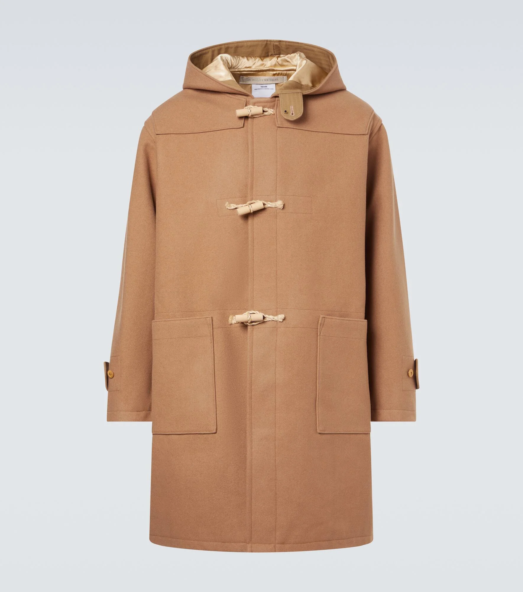Commodore wool and linen duffel coat - 1
