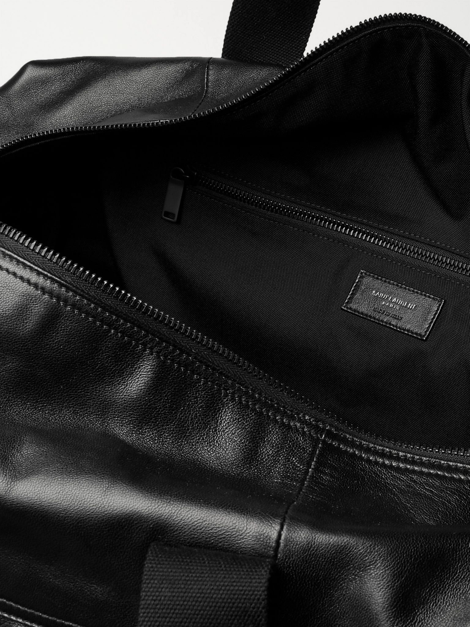 Logo-Embossed Leather Holdall - 3