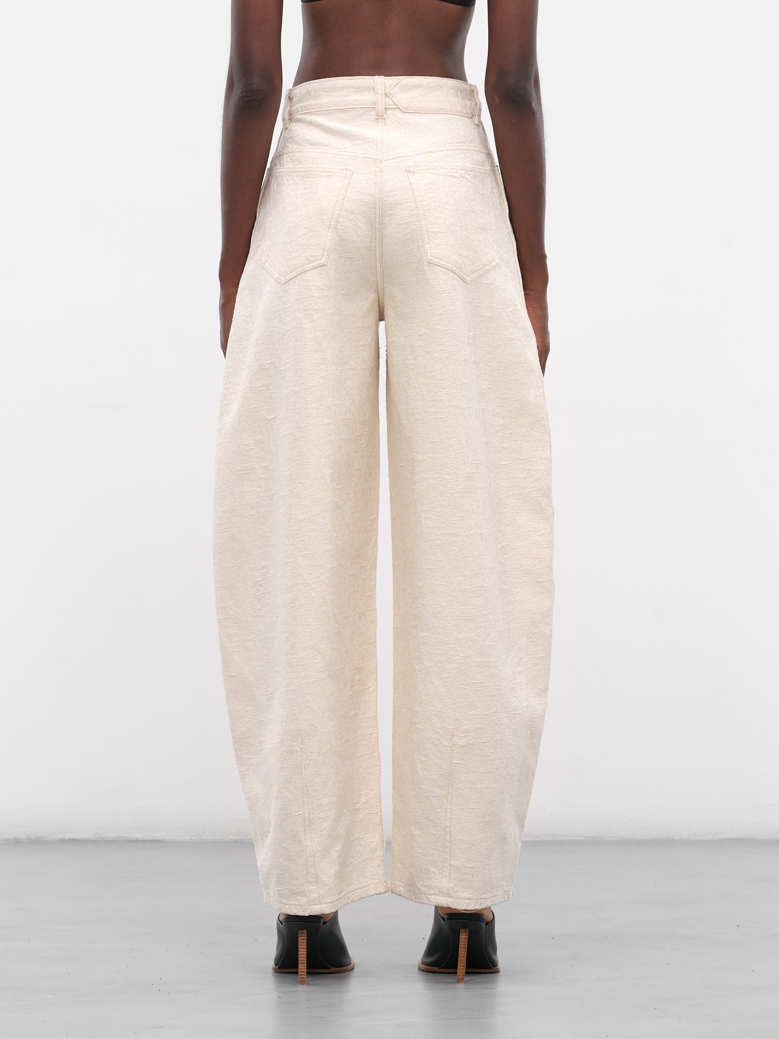 White Ovalo Denim Jeans - 3