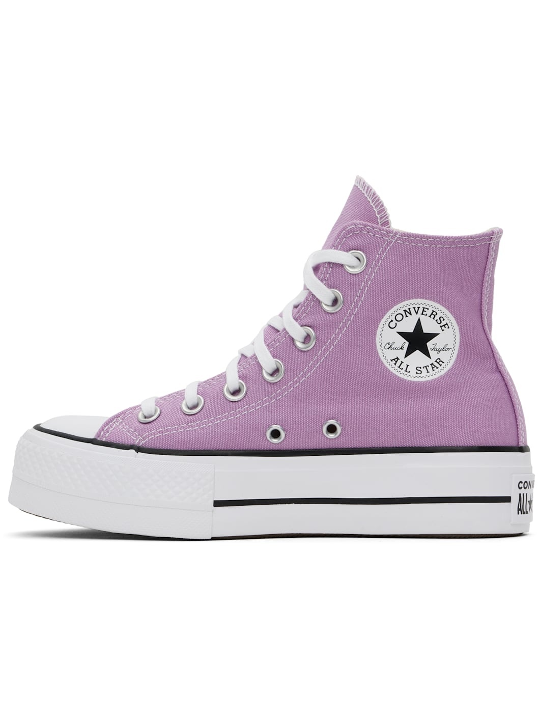 Purple Chuck Taylor All Star Lift Platform High Top Sneakers - 3