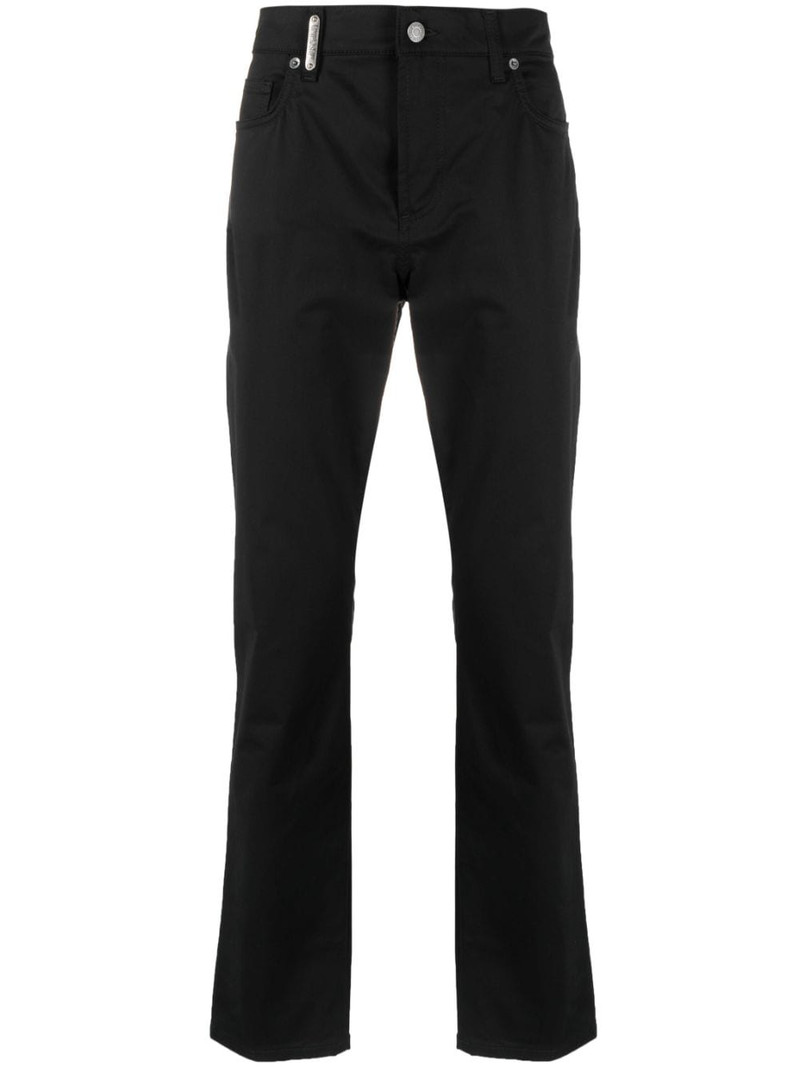mid-rise straight-leg trousers 1