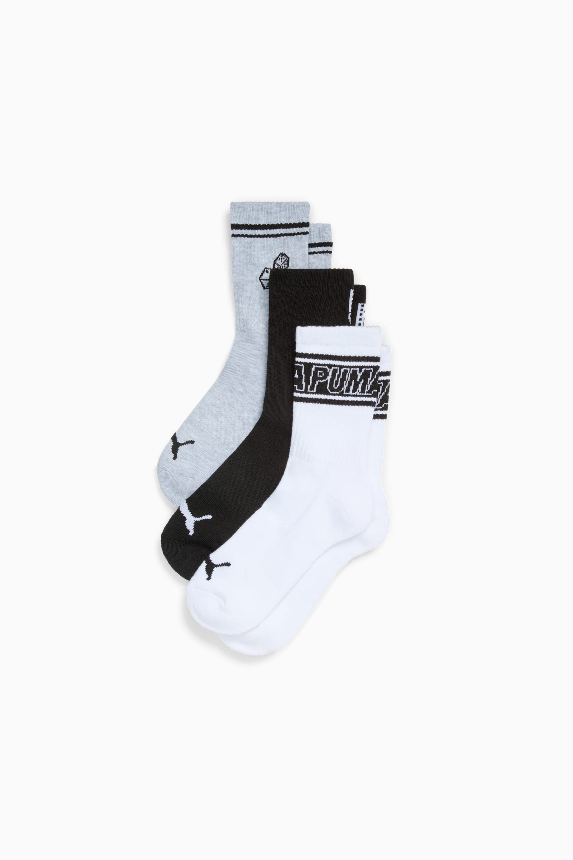 Women's Half-Terry Low Crew Length Socks (3 Pairs) - 1