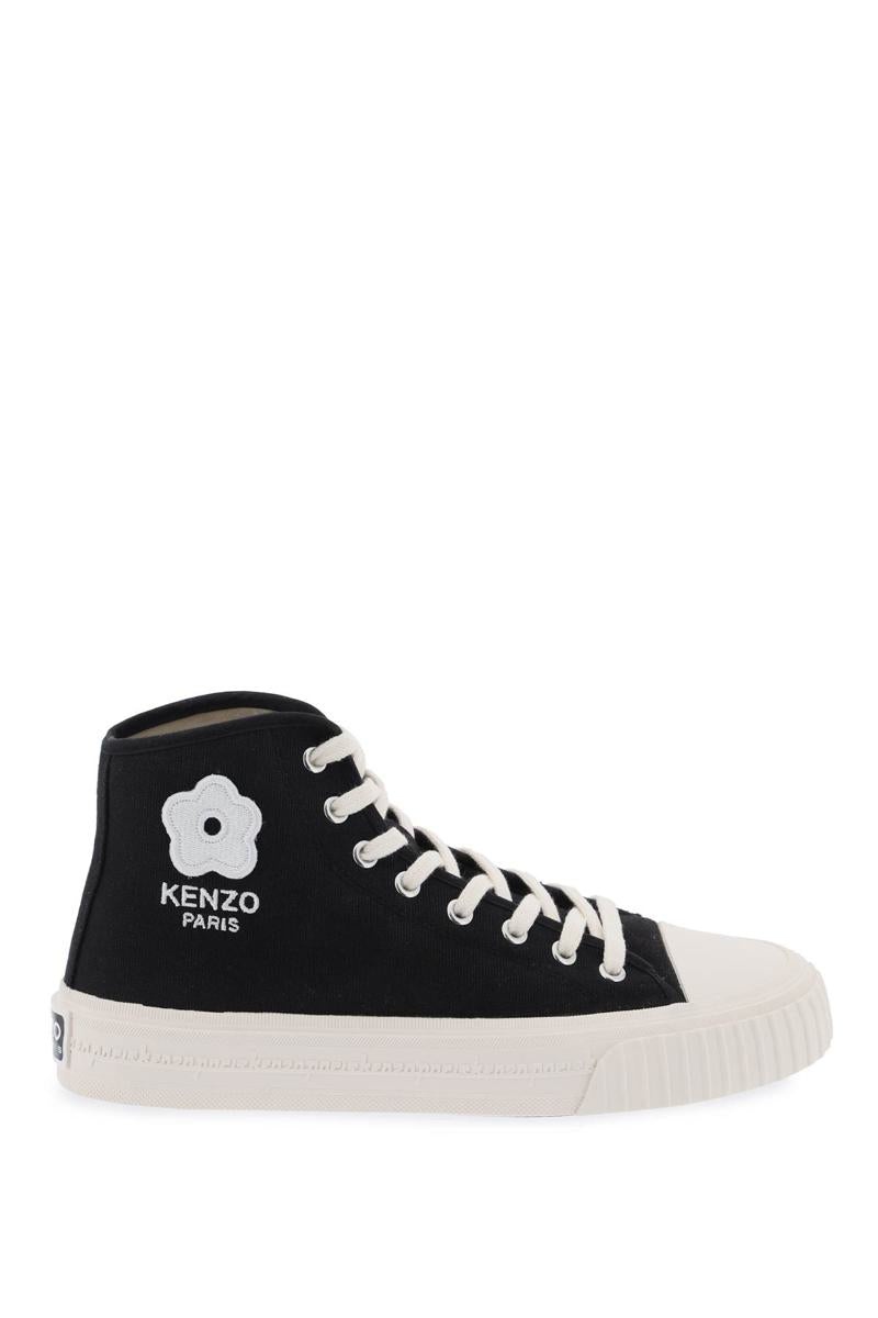 CANVAS KENZO FOXY HIGH-TOP SNEAKERS - 1