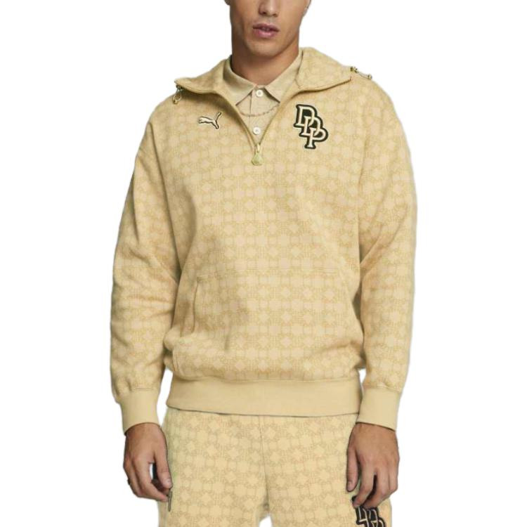 PUMA X Dapper Dan Hoodies 'Beige' 539806-89 - 4
