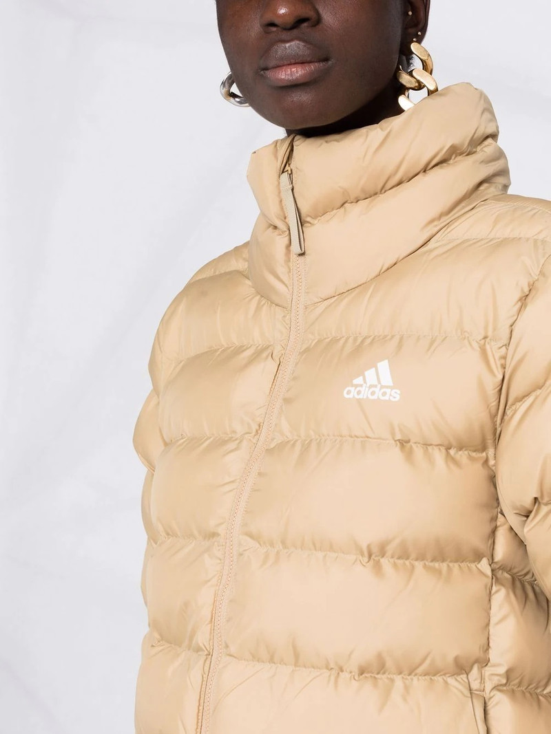 embroidered-logo padded jacket 3