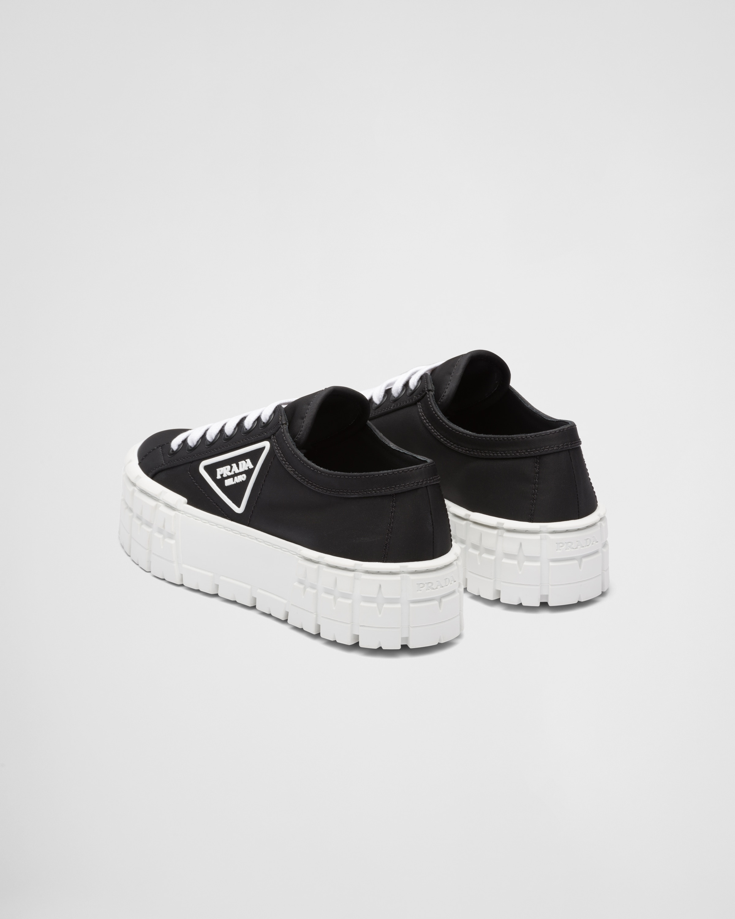 Double Wheel Re-Nylon gabardine sneakers - 4