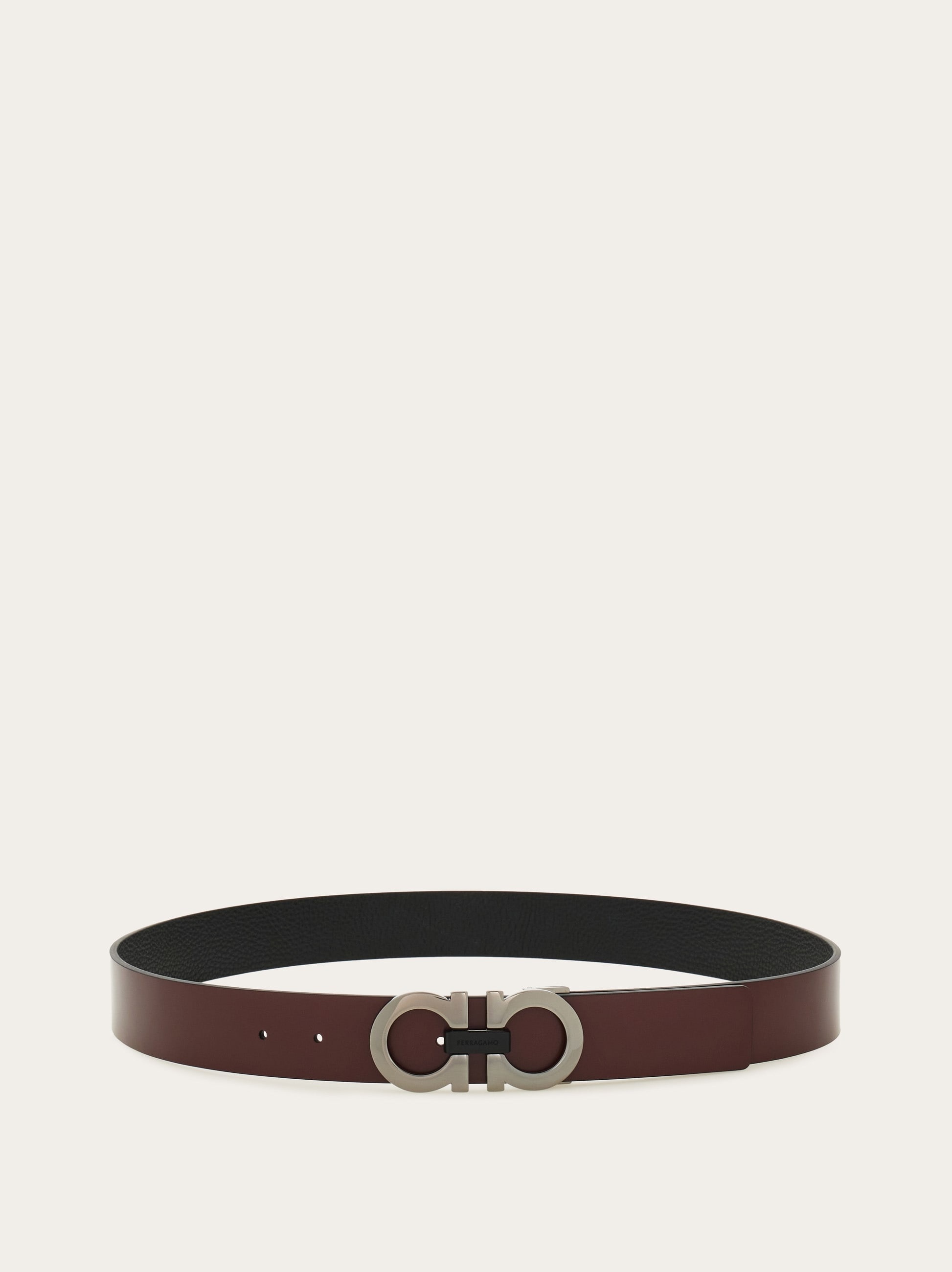 Reversible and adjustable Gancini belt - 3