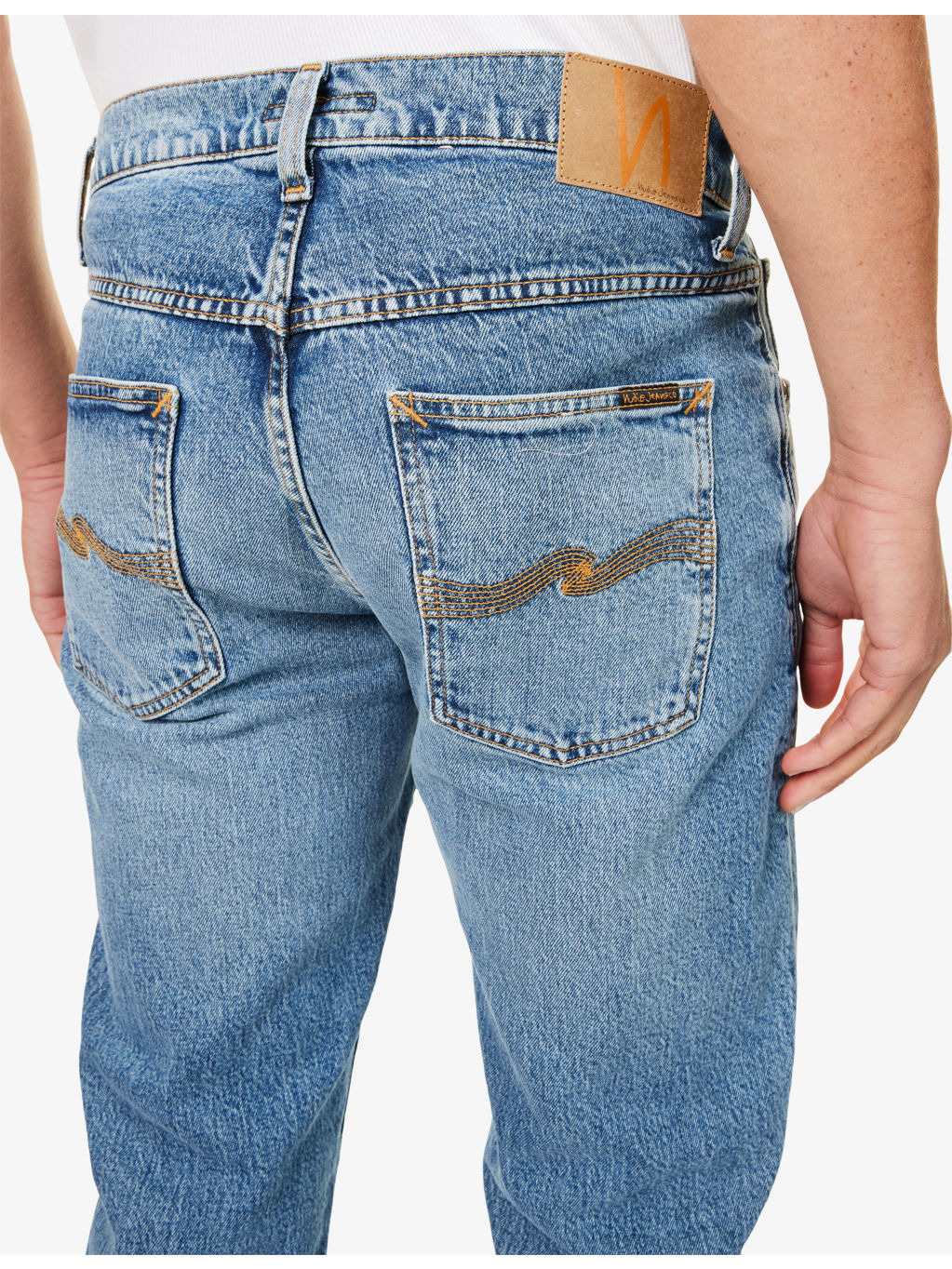 Solid Ollie Straight-Leg Denim Jeans - 5