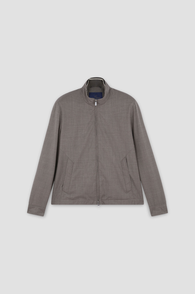 WOOL AND SILK BOMBER 1