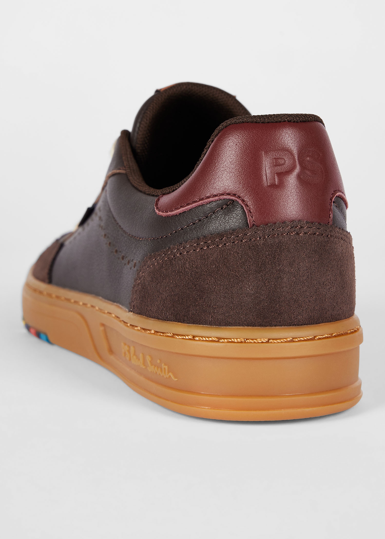 Dark Brown Leather 'Hillstar' Trainers - 3