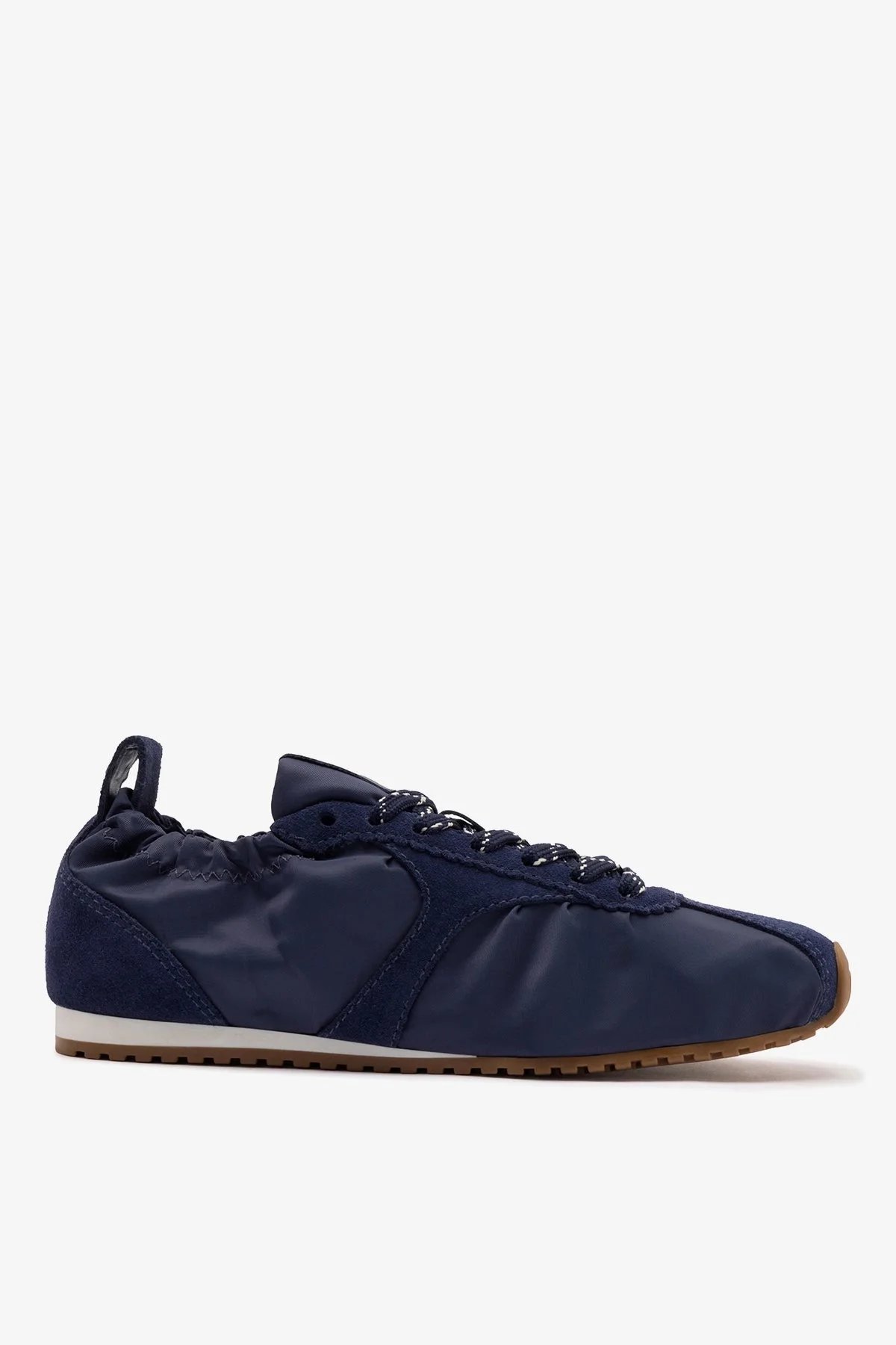 Stella Lite Sneaker In Navy Nylon and Suede - 1