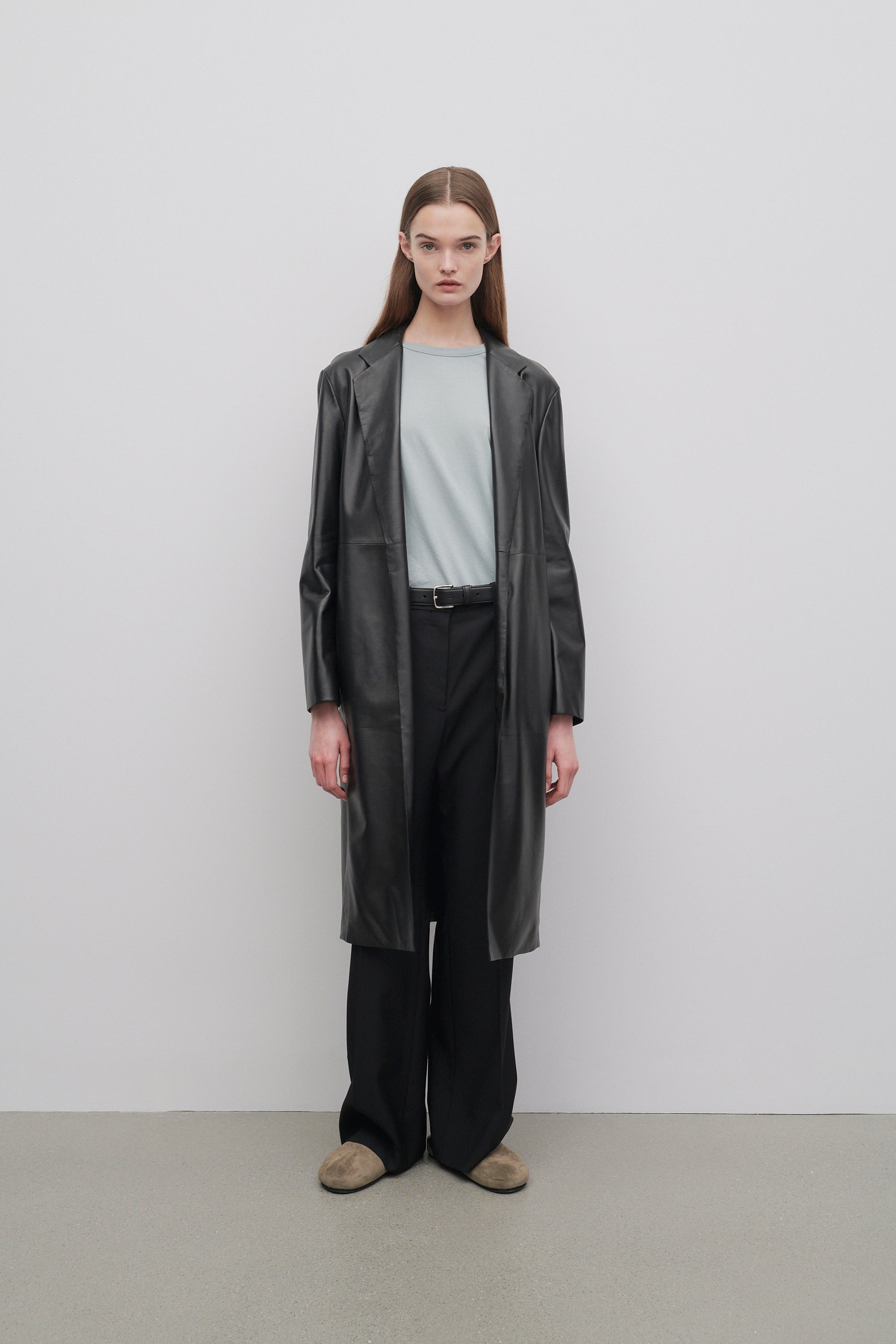 Babil Coat in Leather - 6