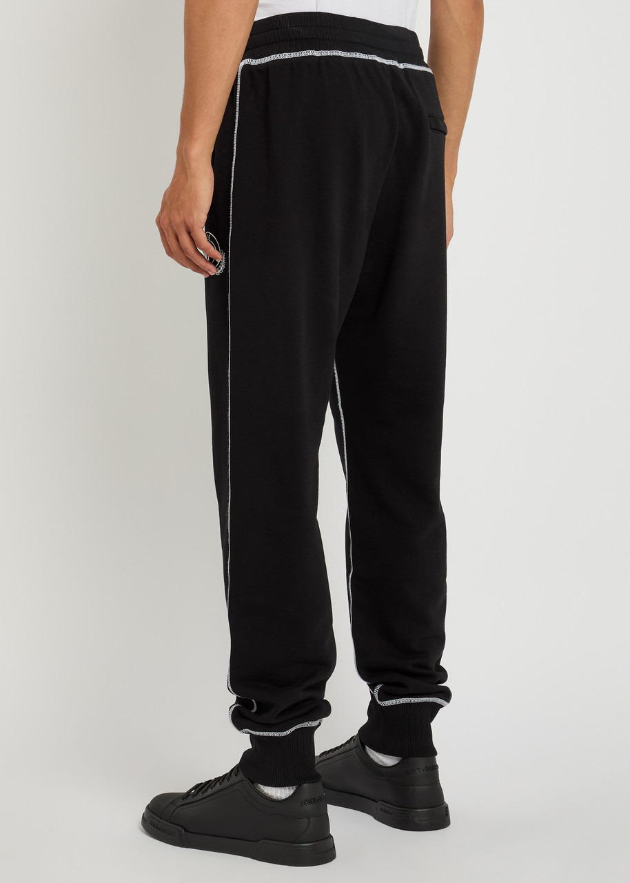 Dolce & Gabbana Logo-embroidered Cotton Sweatpants - 3
