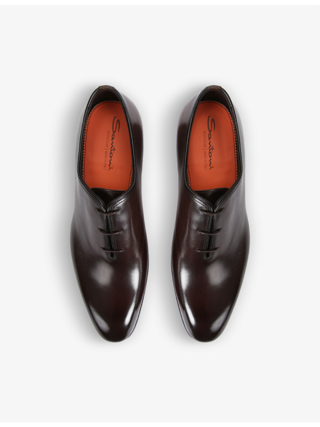 Carter wholecut leather Oxford shoes - 2