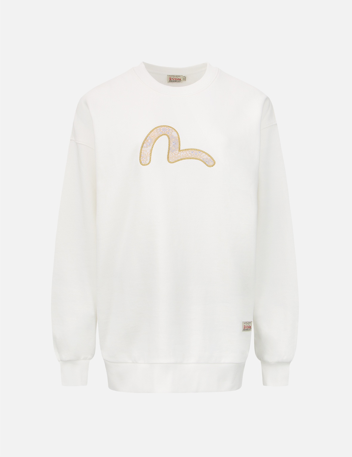 BROCADE SEAGULL APPLIQUÉ SWEATSHIRT - 1