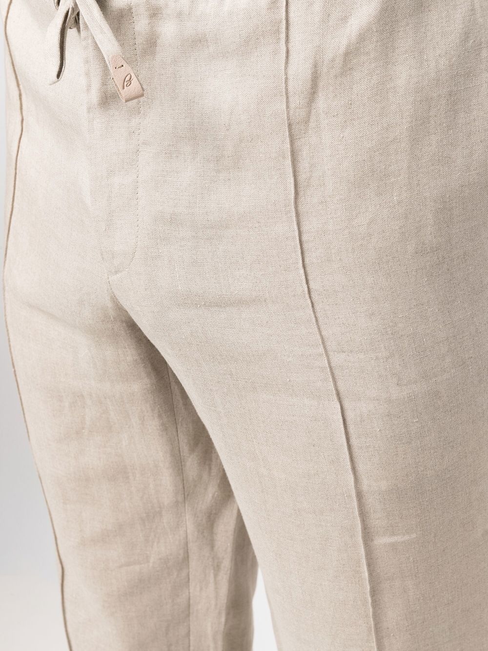 tailored linen trousers - 5