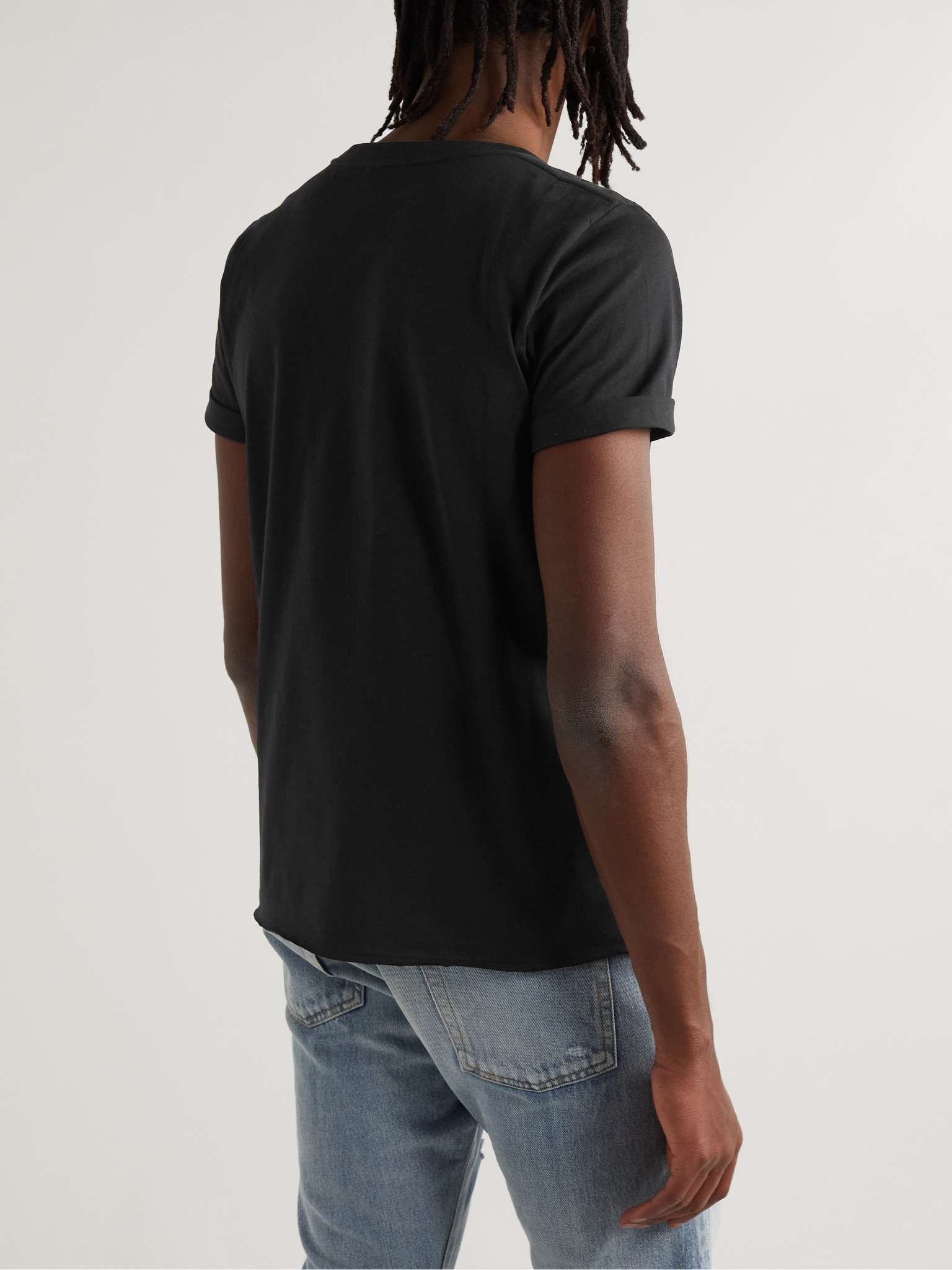 Logo-Print Cotton-Jersey T-Shirt - 4