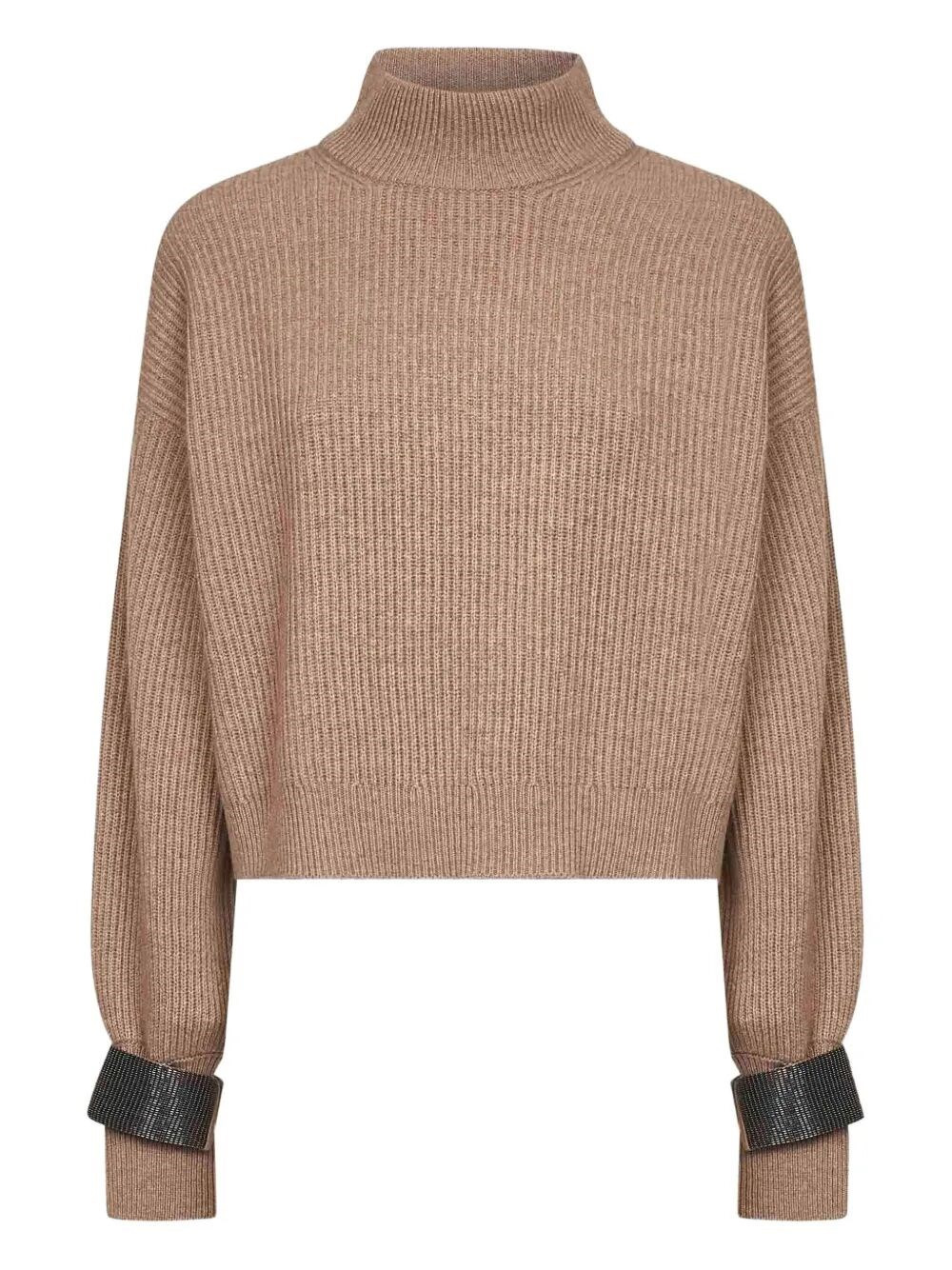 Cashmere Turtle-Neck Sweater - 1
