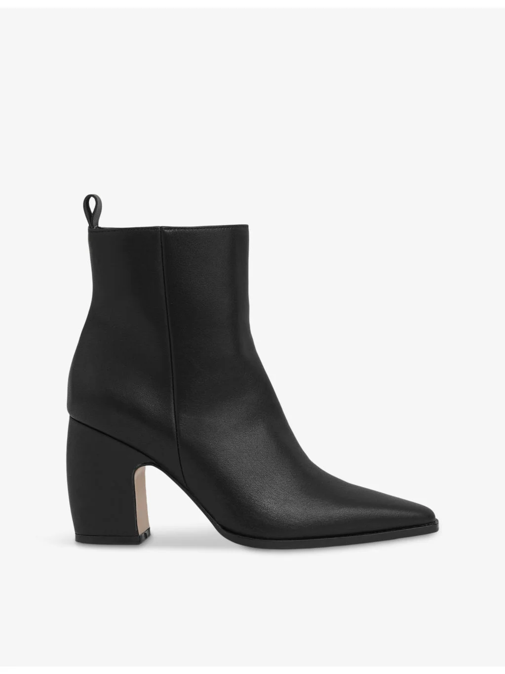 Amy block-heel leather ankle boots - 1