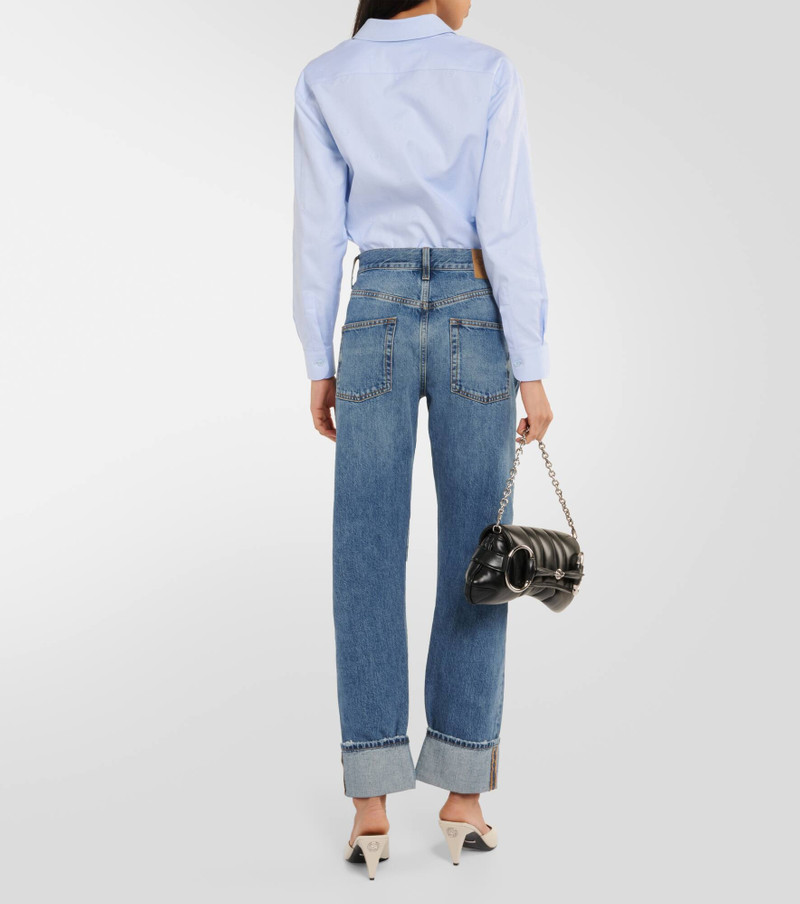 Horsebit straight jeans 3