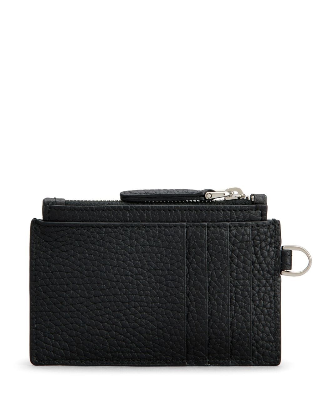 logo-appliquÃ© leather wallet - 2
