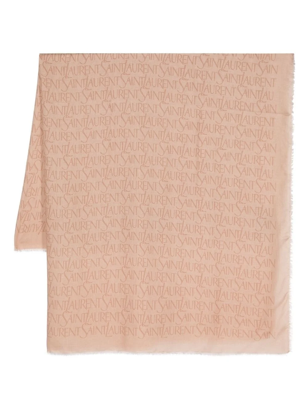 logo-jacquard scarf - 1