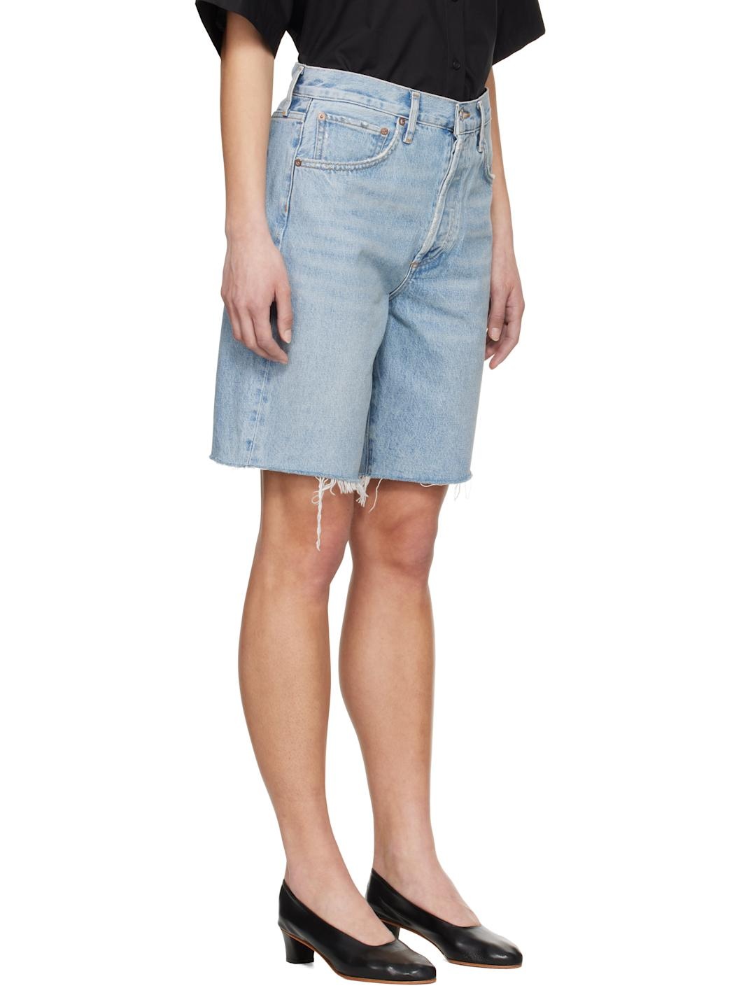 Blue 90's Denim Shorts - 2