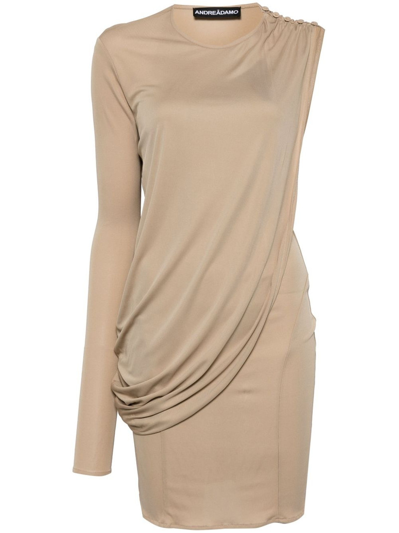 assimetric draped dress 1