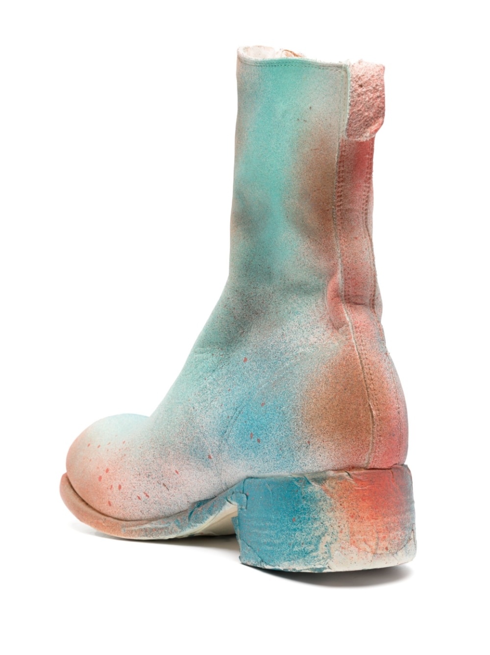 spray-paint effect boots - 3