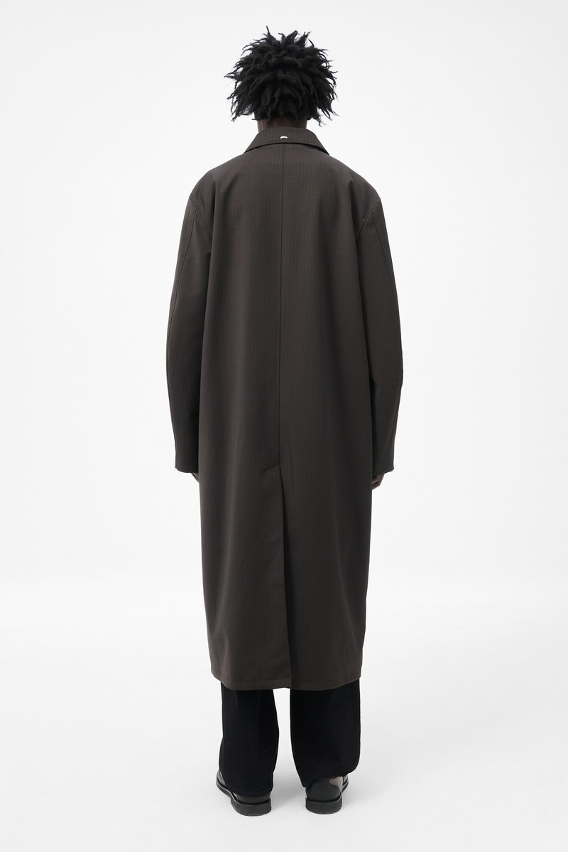 Our Legacy Cloak Carcoat Churchill Stripe Membrane Wool 5