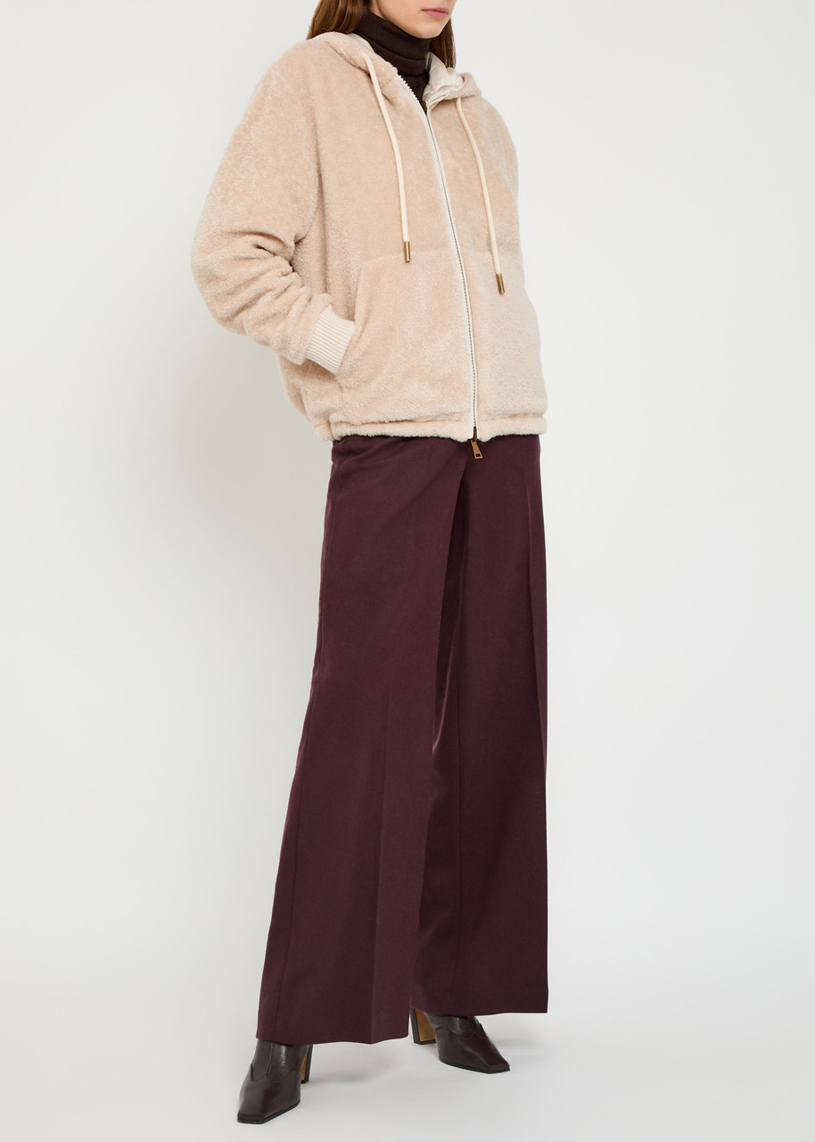 Moncler Reversible Hooded Fleece and Shell Cardigan - 4
