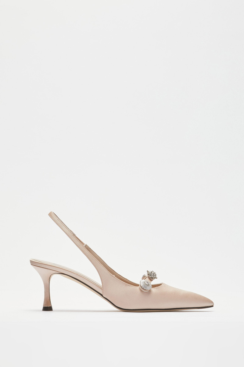SATIN SLINGBACK WITH JEWEL DETAILS 3
