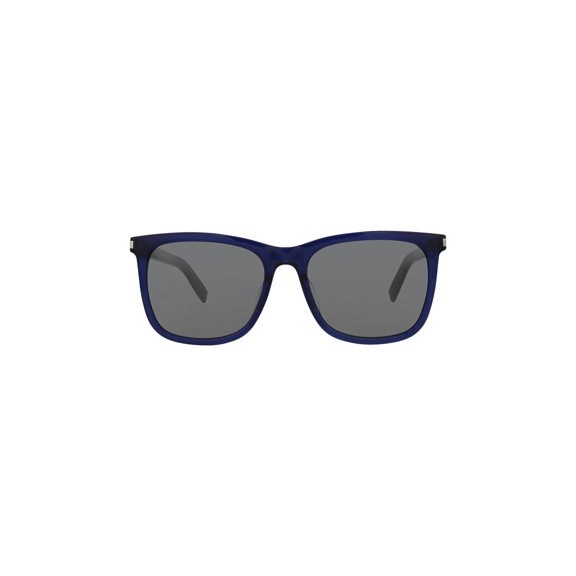 Saint Laurent Square Sunglasses 'Blue/Silver' - 1