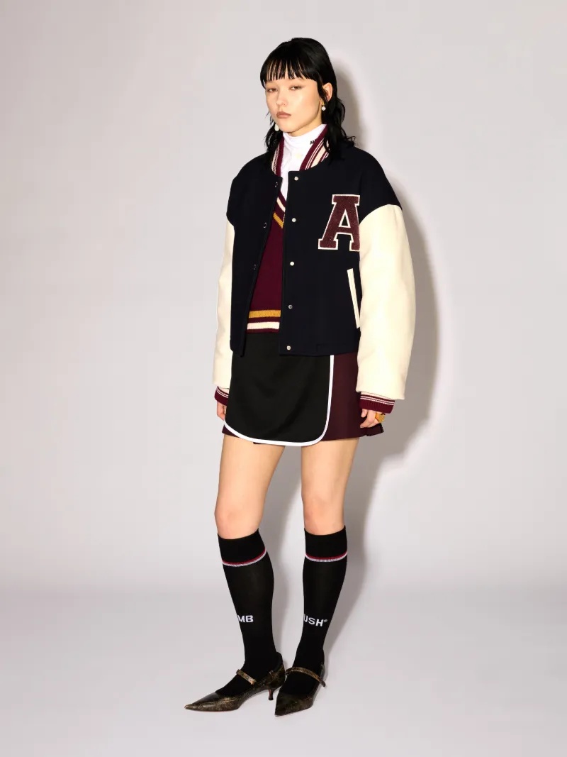 Ambush CROPPED STADIUM JACKET | REVERSIBLE