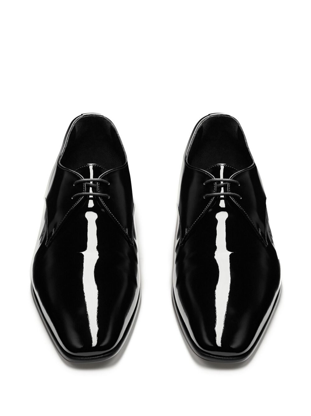 patent-finish leather loafers - 3