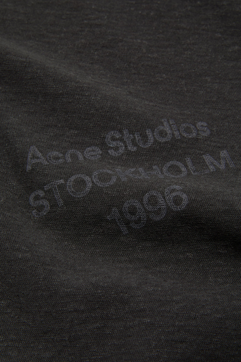 Logo t-shirt - fitted - Black 5