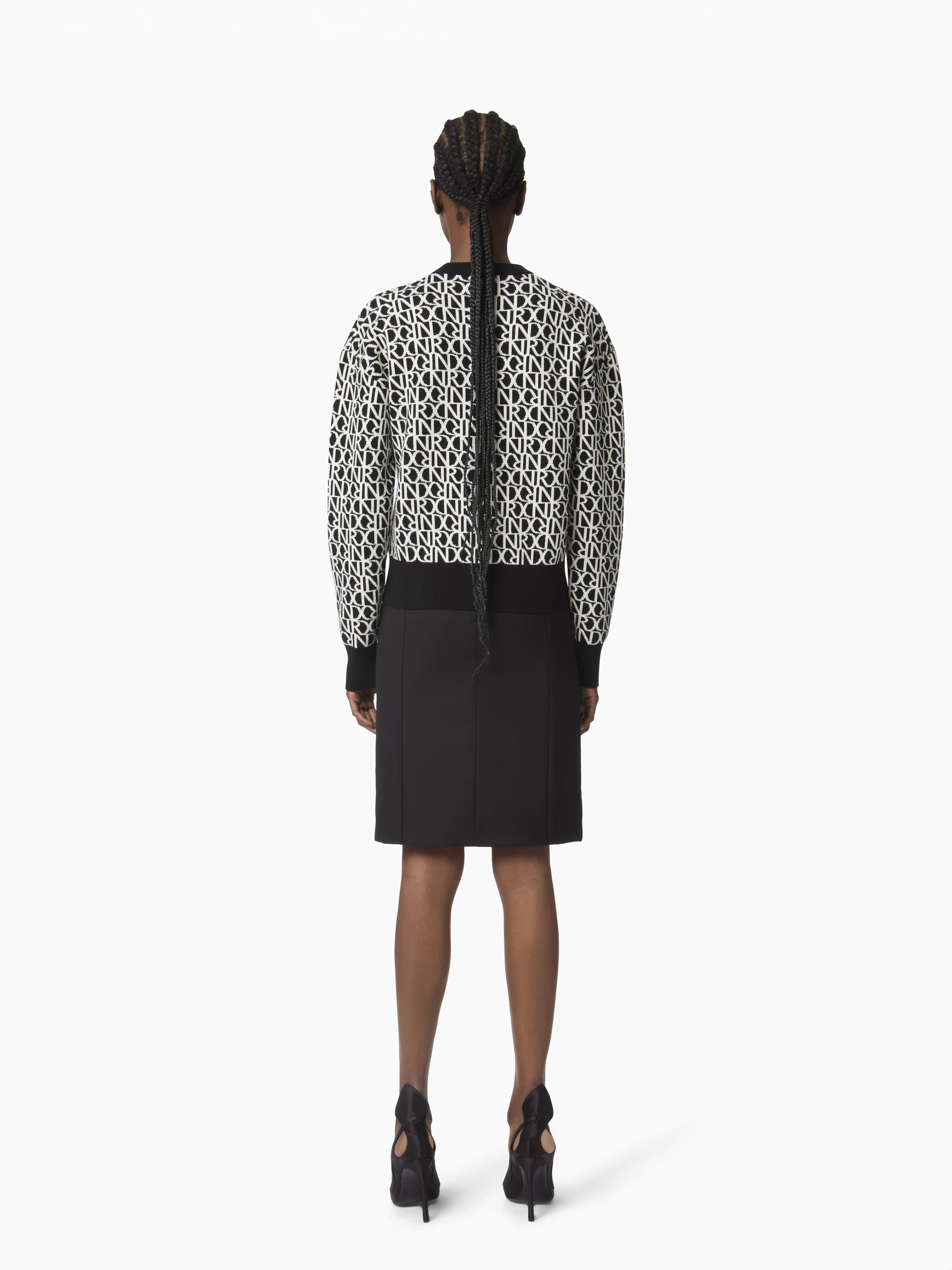 Black Logo-Print Sweater - 4