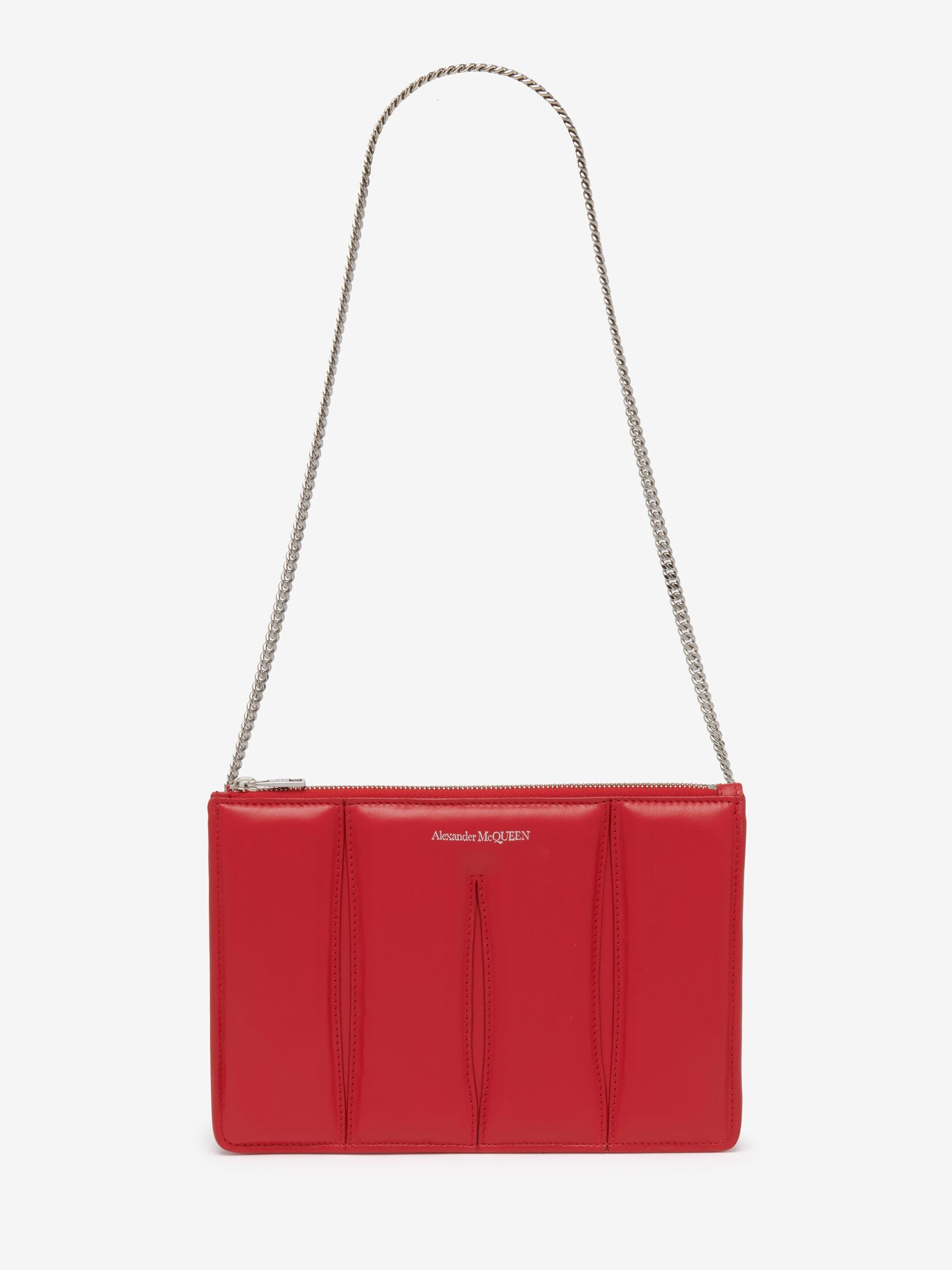Women's The Slash Zip Pouch in Welsh Red - 5