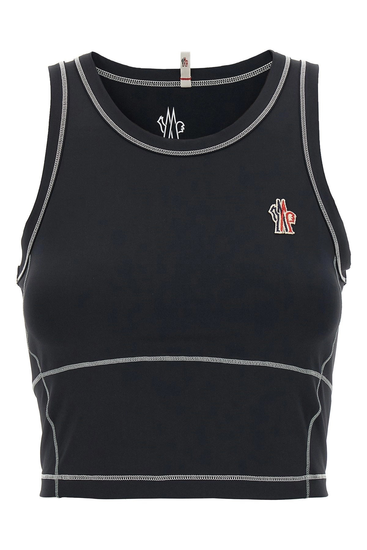 Moncler Grenoble Women Logo Patch Sporty Top - 1