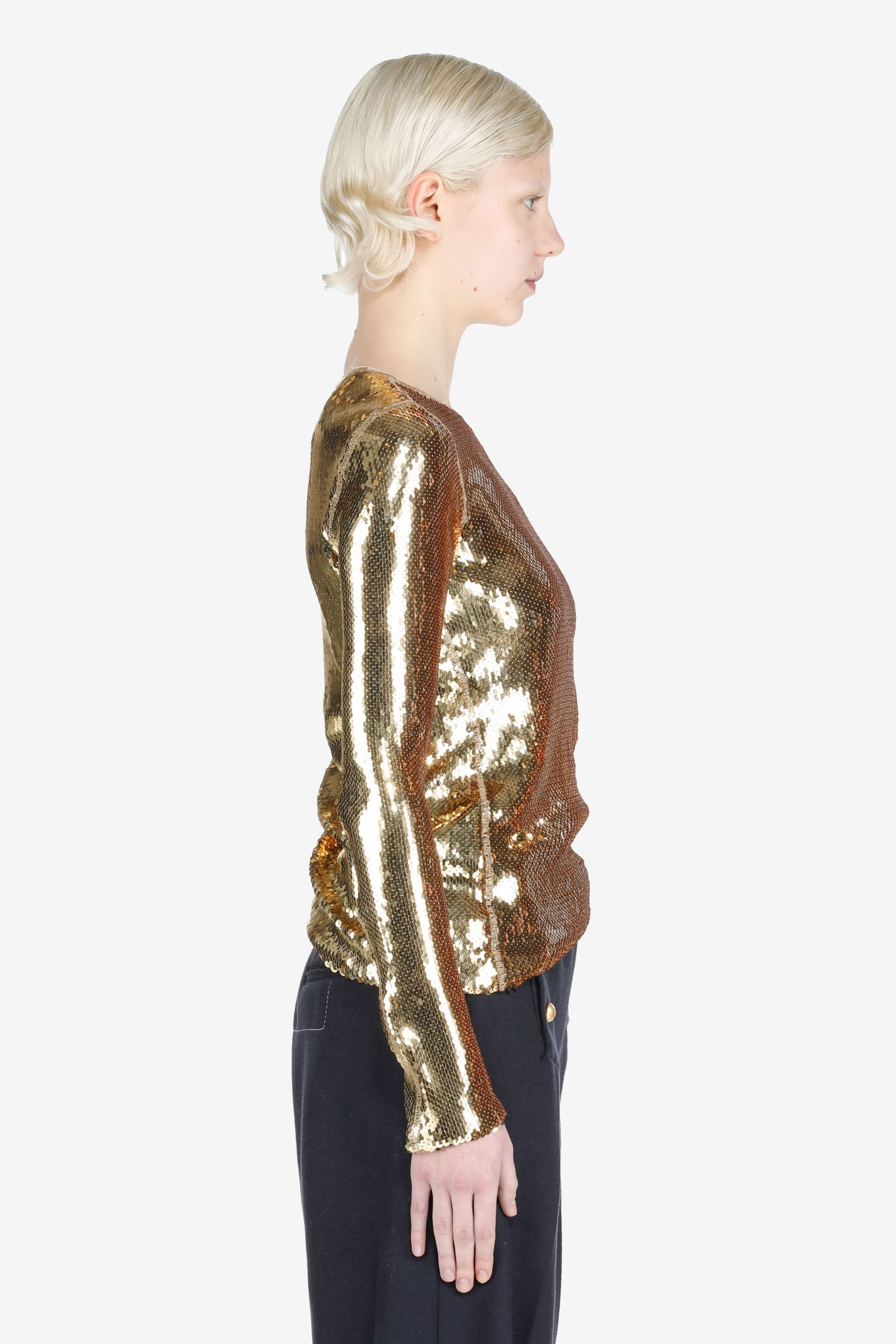 SEQUIN-EMBELLISHED TOP - 3