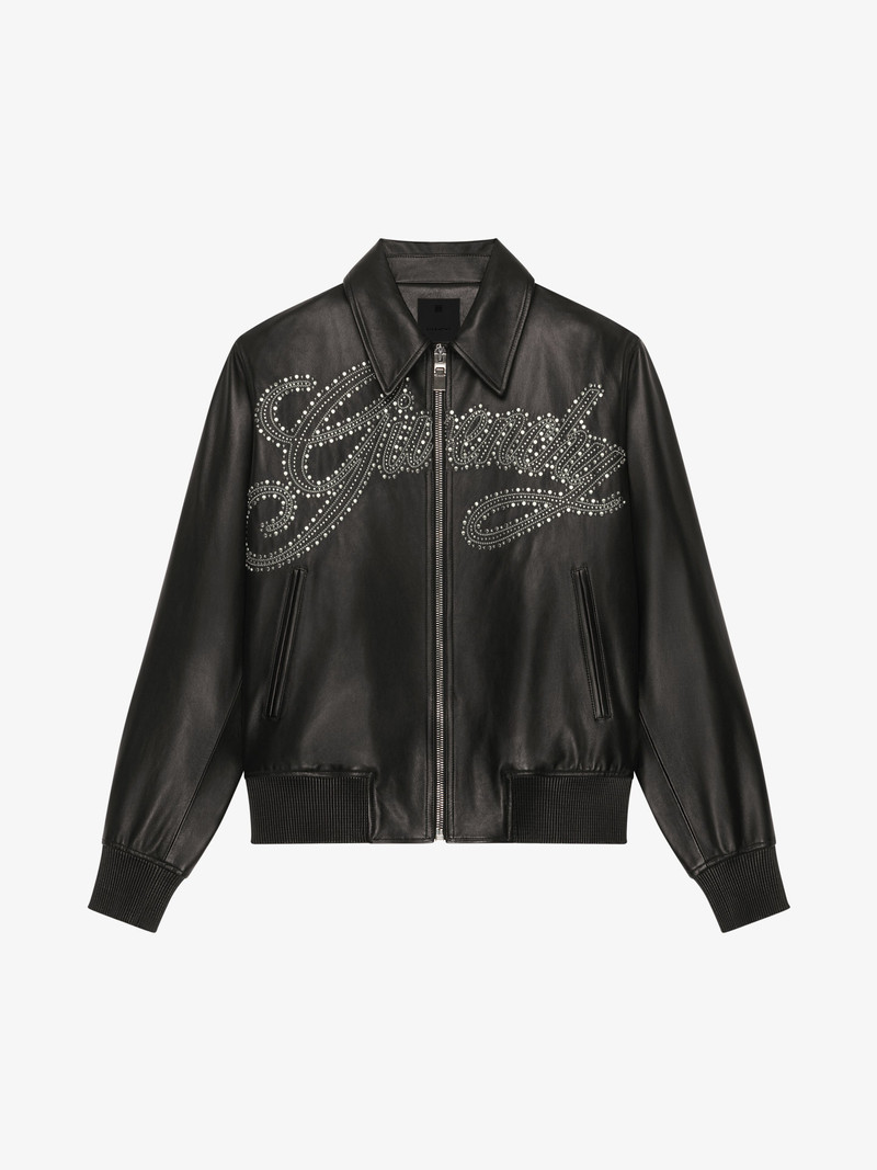 GIVENCHY JACKET IN LEATHER WITH STUDS 1