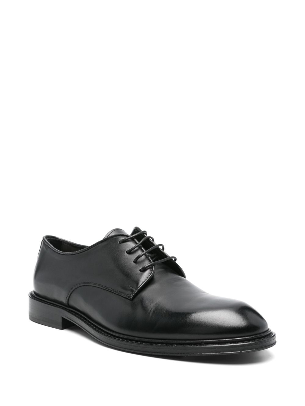 leather derby shoes - 2